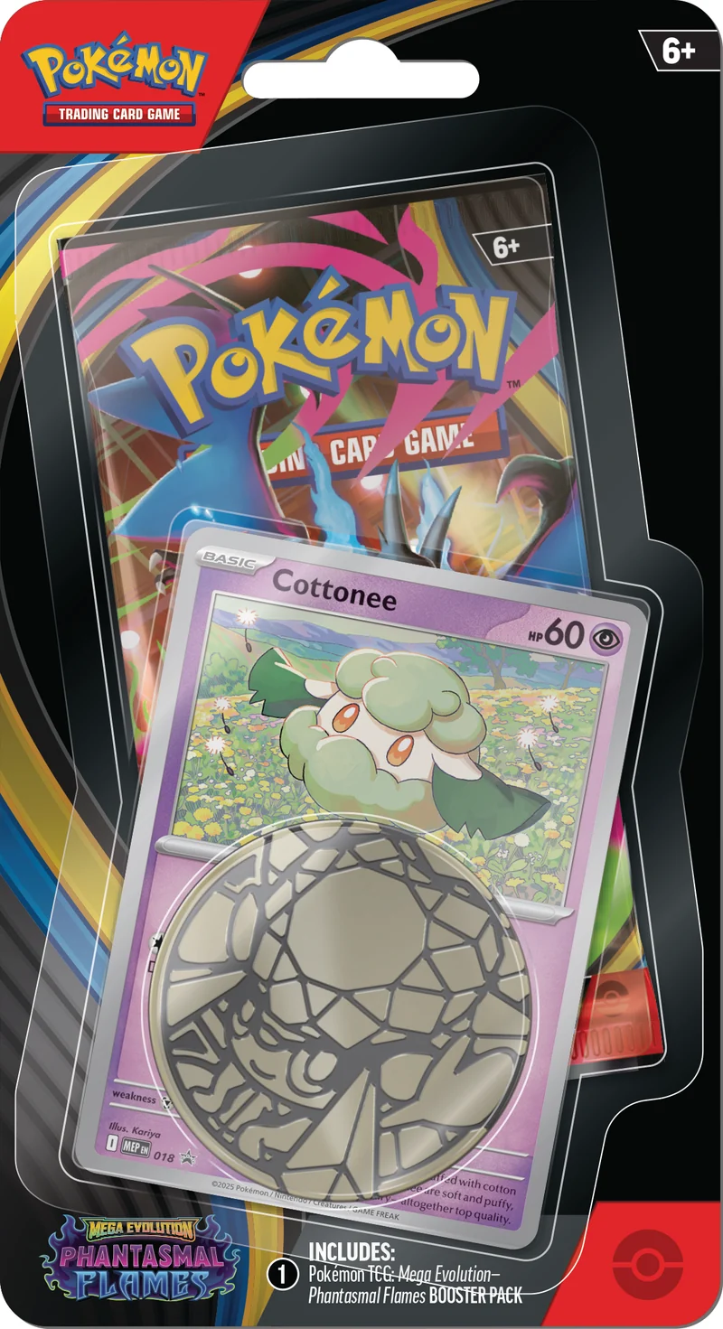 Pokémon - Mega Evolution Phantasmal Flames Checklane Blister