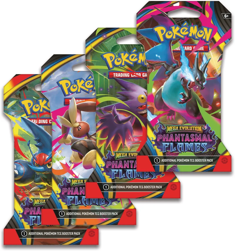 Pokemon Phantasmal Flames sleeved Booster - Mega Evolution 2 (1 st)