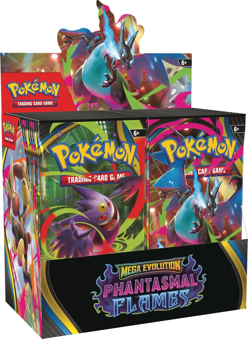 Pokemon TCG: Mega Evolution 2 - Phantasmal Flames Booster Display
