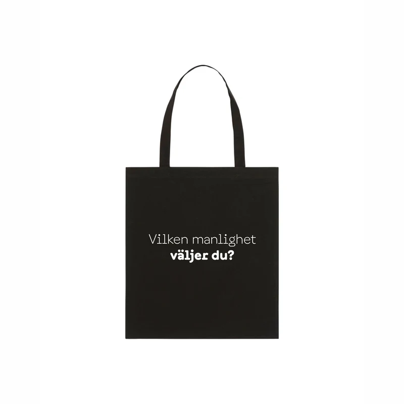 Ekologisk tygpåse - Vilken manlighet väljer du?