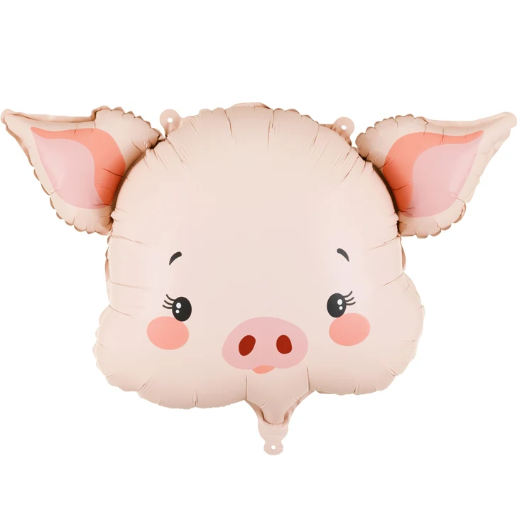 Folieballong, gris 61x36 cm