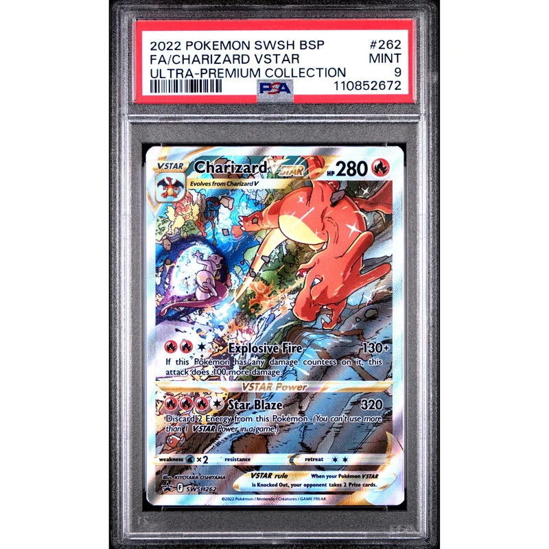 Pokémon TCG: Charizard Vstar #262 PSA 9