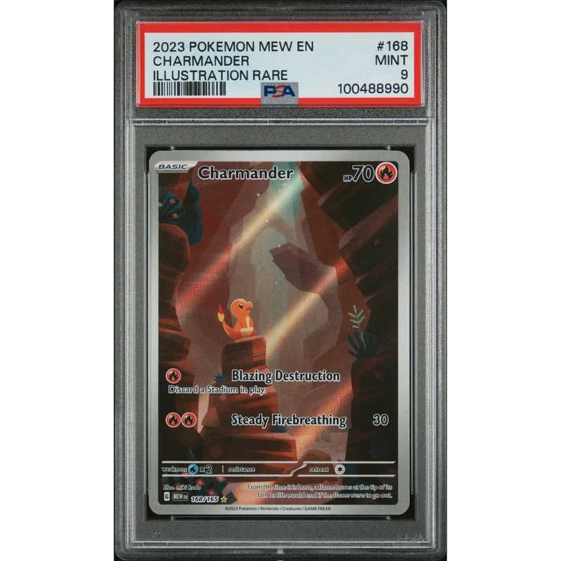 Pokémon TCG: Charmander #168 PSA 9 - 151