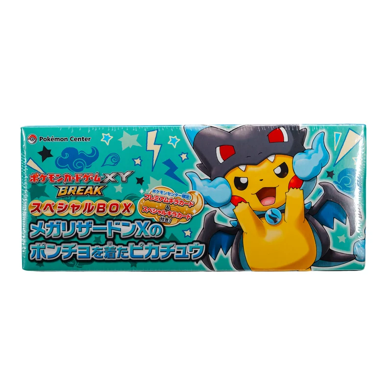 Pokémon TCG: Special Box: Poncho Pikachu Mega Charizard X - Japansk