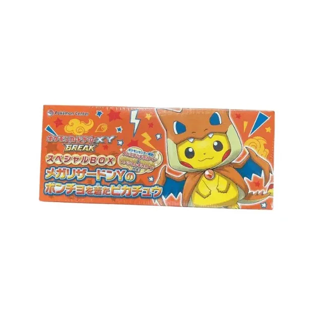 Pokémon TCG: Special Box: Poncho Pikachu Mega Charizard Y - Japansk