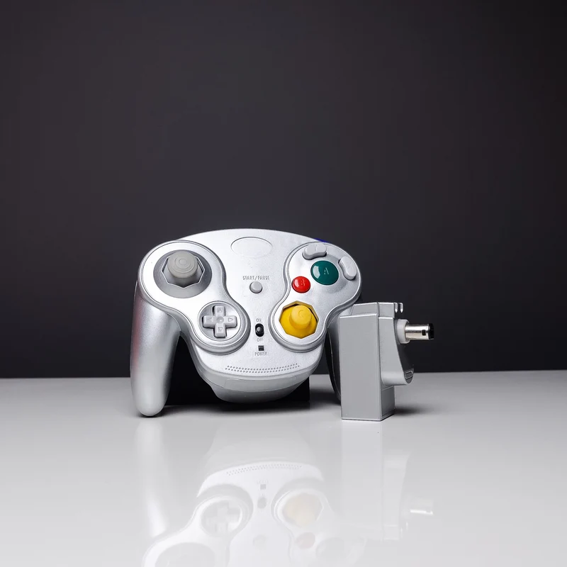 Tredjeparts Handkontroll Wireless Silver - Nintendo Gamecube