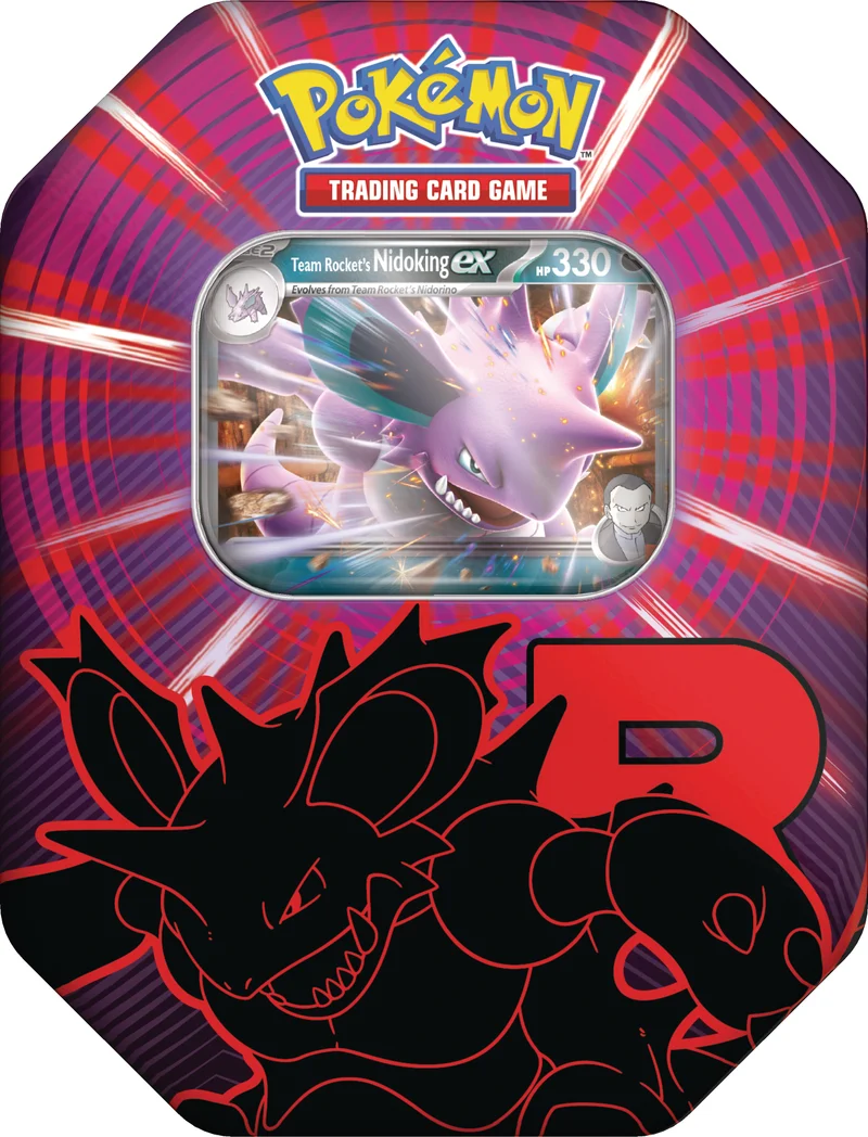 POKEMON TIN EX TEAM ROCKETS NIDOKING