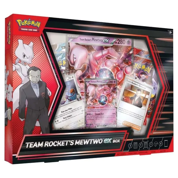 POKEMON TEAM ROCKET'S MEWTWO EX BOX