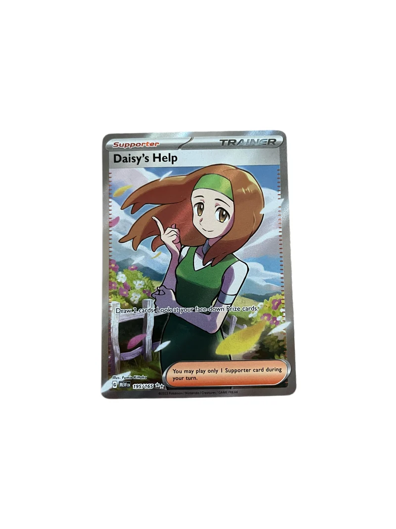 Daisy's Help - 195/165 - Full Art Secret Rare Scarlet & Violet 151 Singles