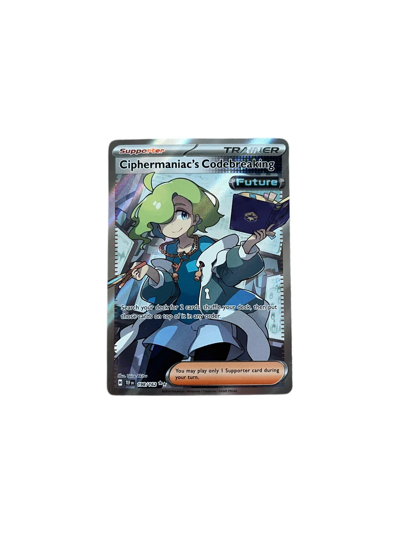 Ciphermaniac's Codebreaking - 198/162 - Full Art Secret Rare Scarlet & Violet: Temporal Forces Singles