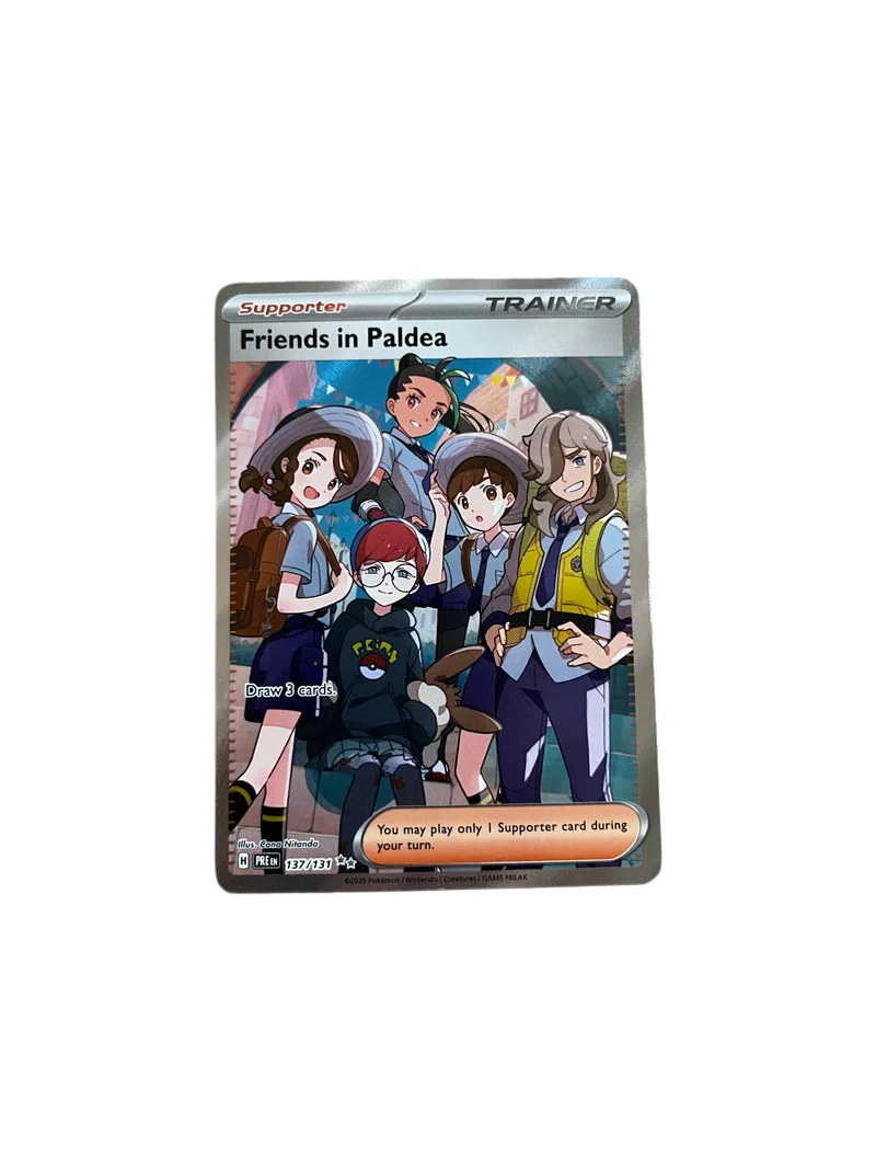 Friends in Paldea - 137/131 - Full Art Secret Rare Scarlet & Violet: Prismatic Evolutions Singles