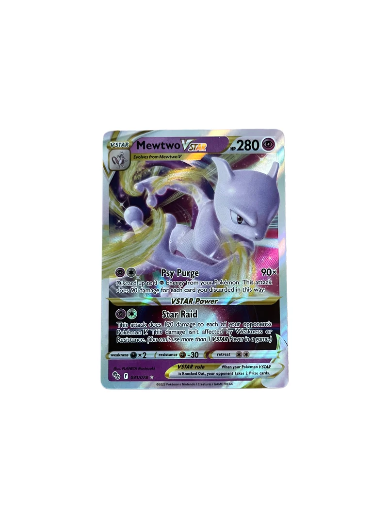 Mewtwo VSTAR - 031/078 - Ultra Rare Pokemon Go Singles