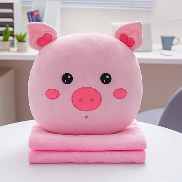 Peluche Cochon Couverture