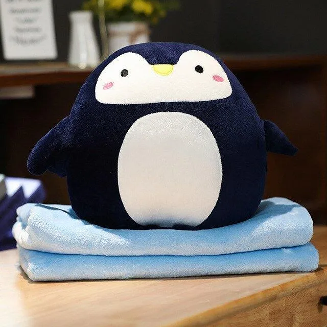 Peluche Pingouin Couverture Chauffe-Mains