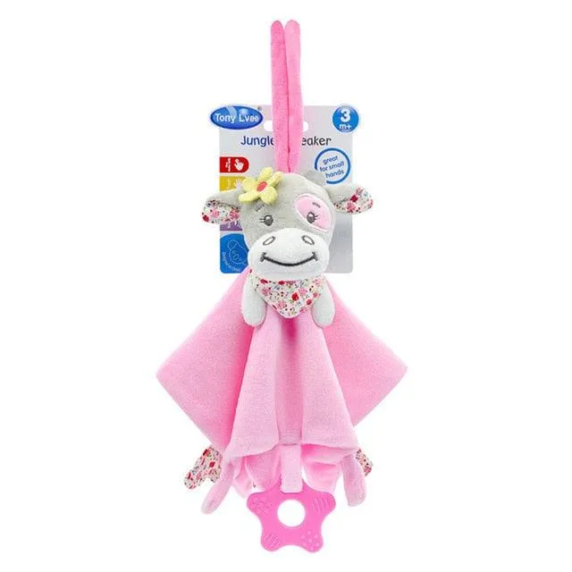 Doudou Vache Rose
