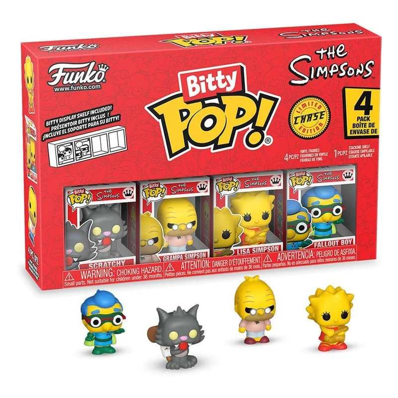 The Simpsons Bitty POP! Figur 4-Pack Series 4 - 2 cm