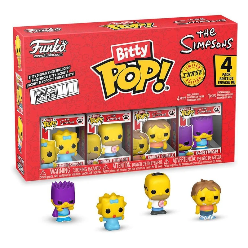 The Simpsons Bitty POP! Figur 4-Pack Series 3 - 2 cm