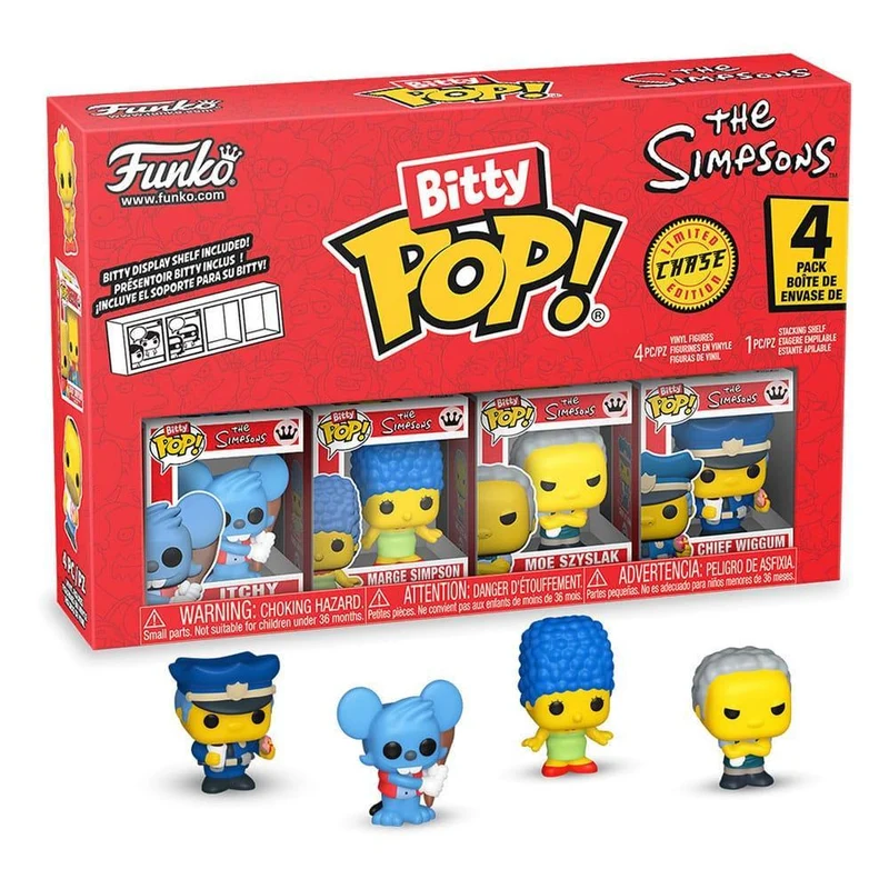 The Simpsons Bitty POP! Figur 4-Pack Series 2 – 2 cm