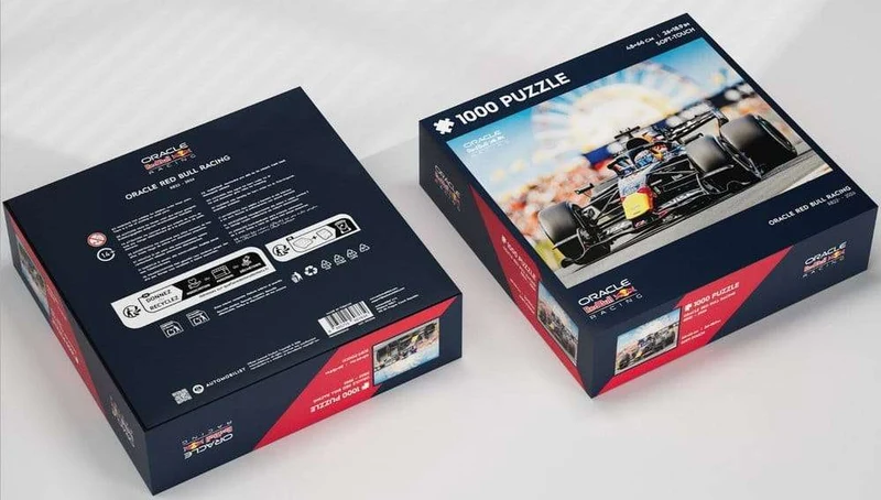 Oracle Red Bull Racing pussel 2026 – Max Verstappen 48 x 66 cm (1000 bitar)