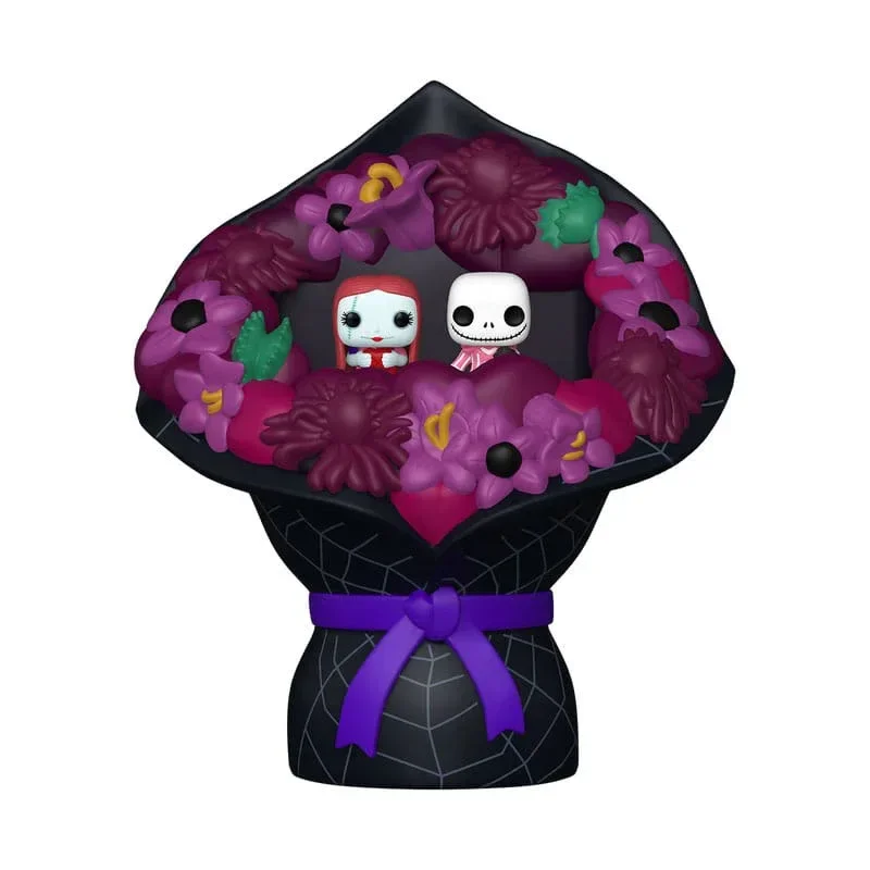 The Nightmare Before Christmas Bitty POP! Bouquet Figur 2-Pack Sally & Jack Skellington (Valentine) 4 cm