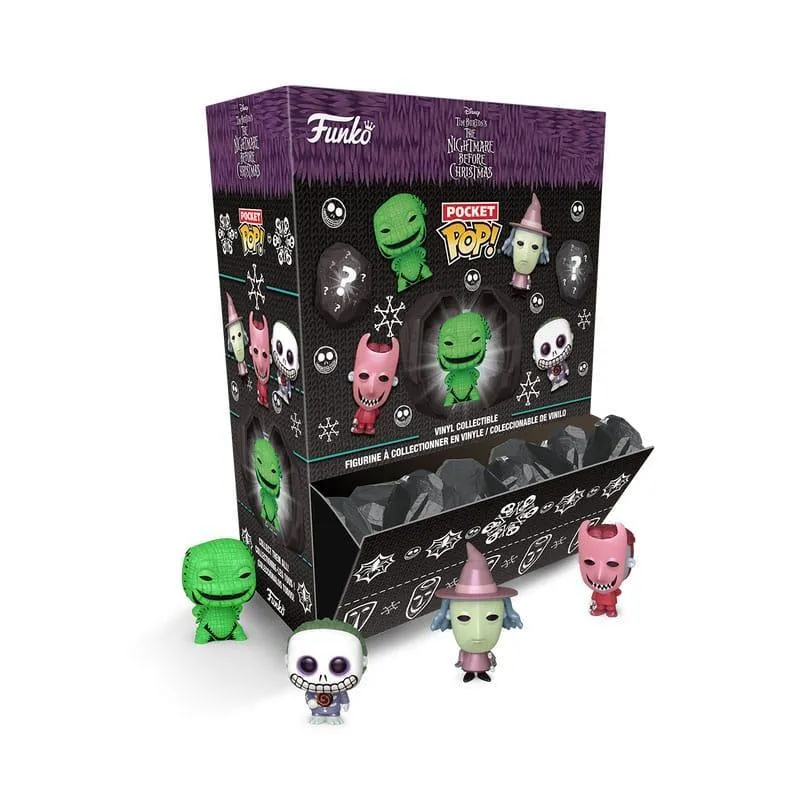 Nightmare Before Christmas Pocket POP! Figur Coal 4 cm Display (12)