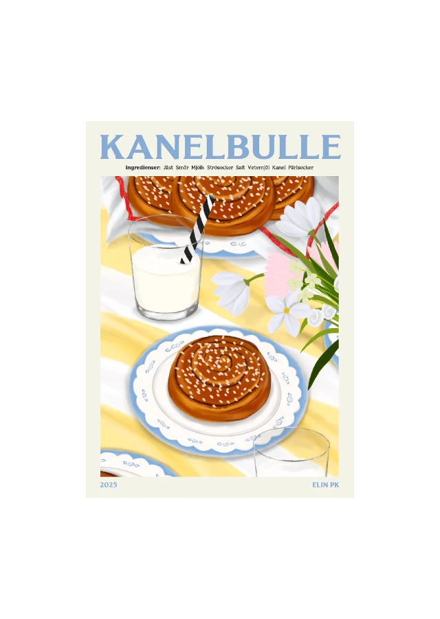 Elin PK Poster - Kanelbulle