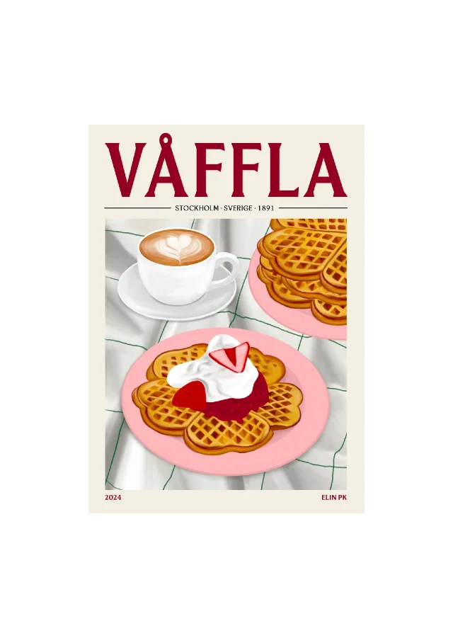 Elin PK Poster - Våffla