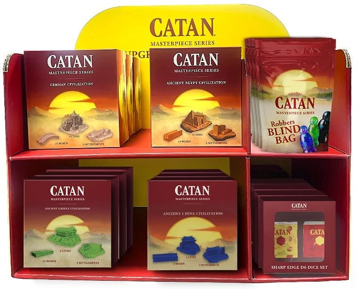 CATAN Masterpiece Series Civilizations Display (24)