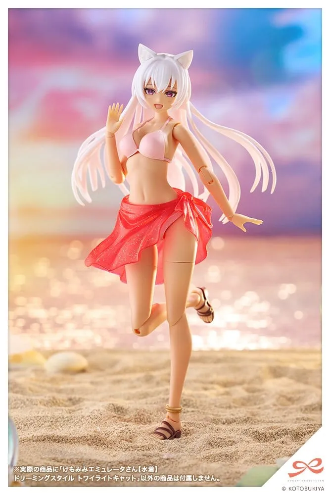Sousaishojoteien 1/10 byggsats Animal Ears Emulator Swim Style Dreaming Style Twilight Cat, 17 cm