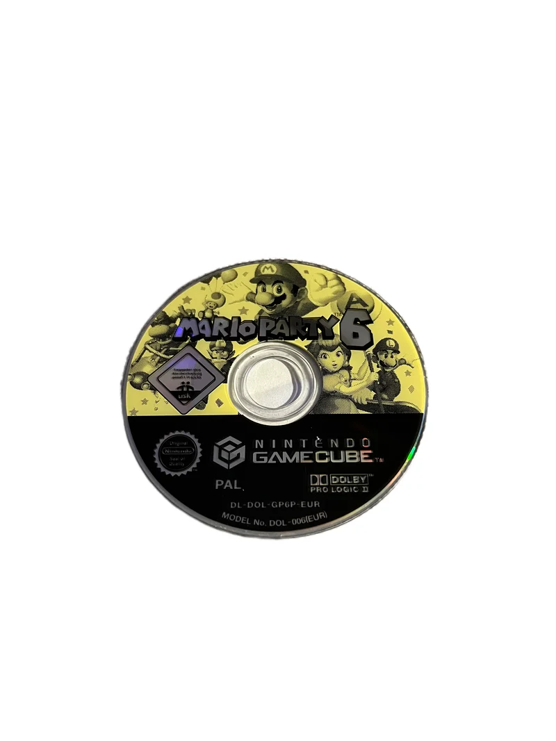 Mario Party 6 Endast Skiva - Nintendo Gamecube