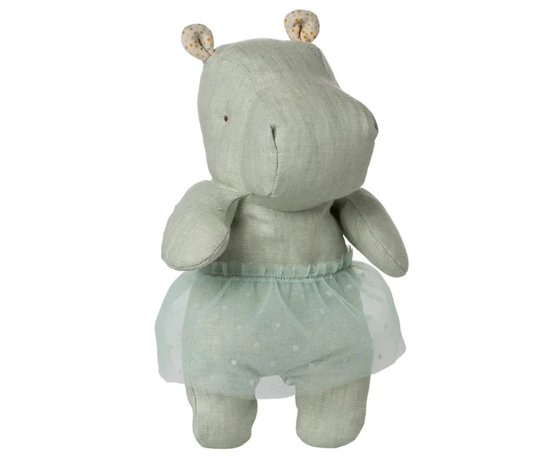 Maileg - Hippo med Kjol Mint