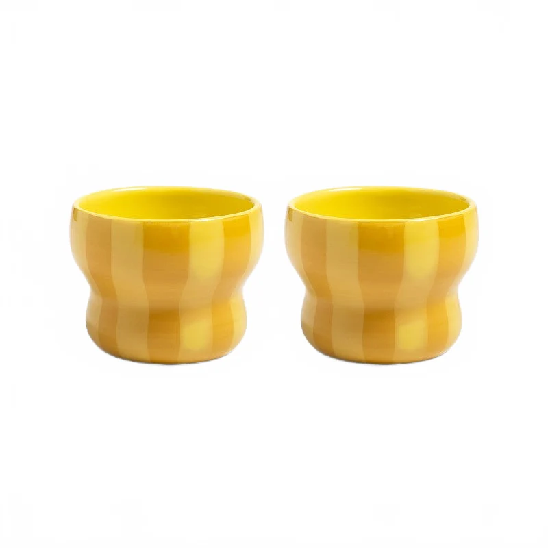 Mugg Circus - Gul 2-pack