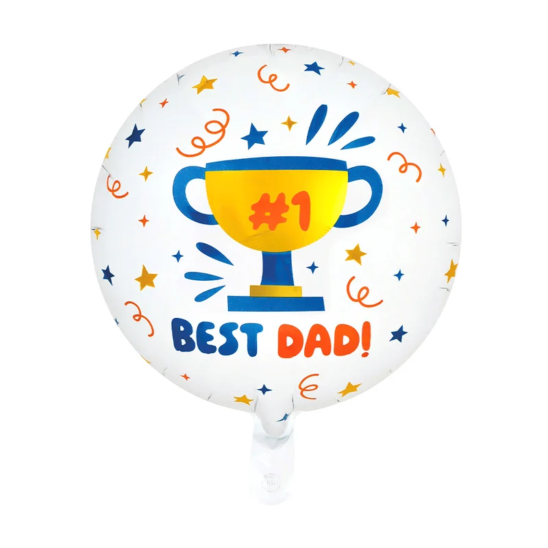 Folieballong, best dad 46 cm