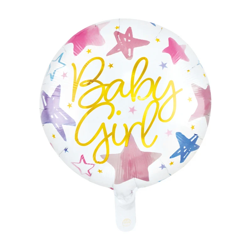 Folieballong, baby girl 46 cm
