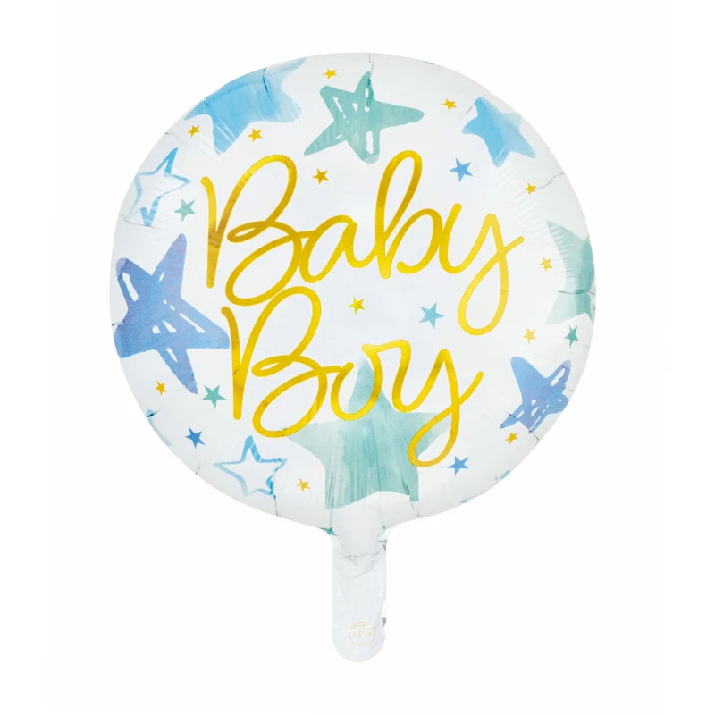 Folieballong, baby boy 46 cm