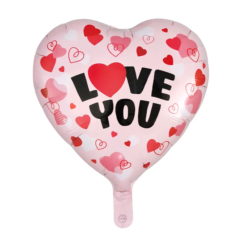 Folieballong, I love you 46 cm