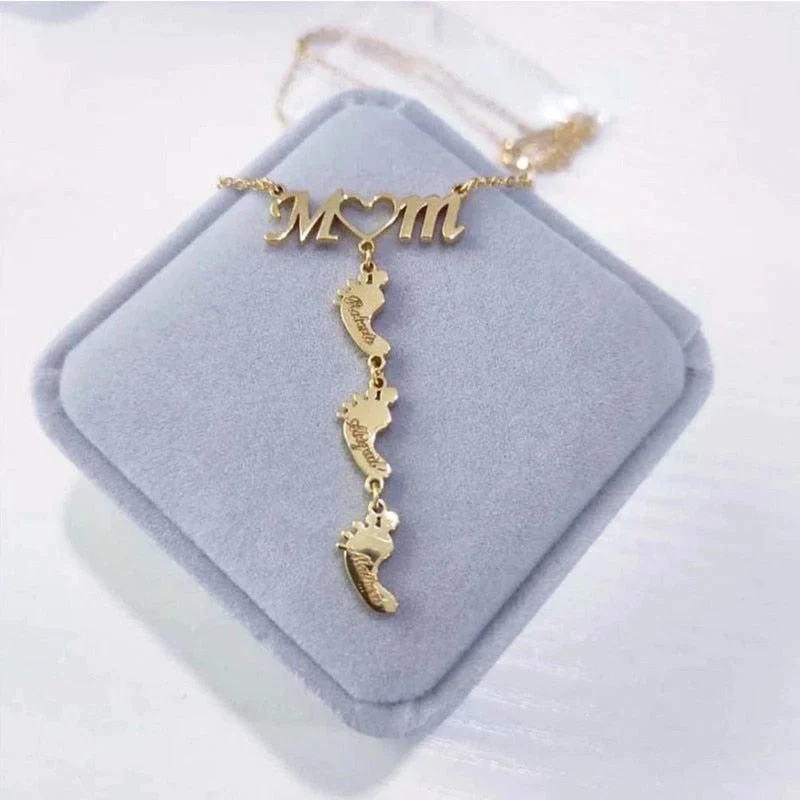 Baby Fötter Mamma Halsband