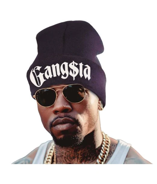 Gangstermössa, svart