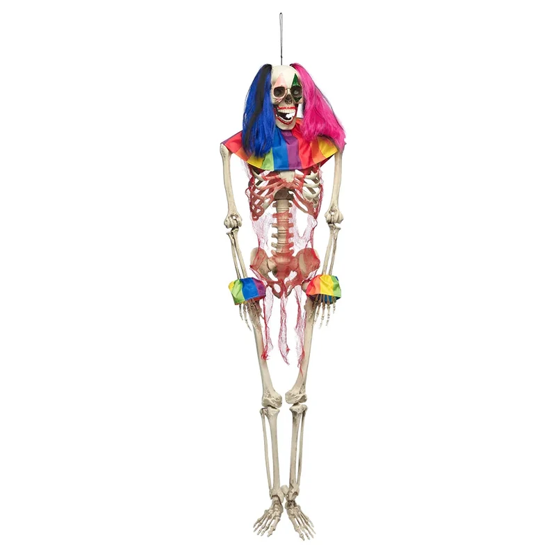 Prop, skelett benvit cirkus 160 cm