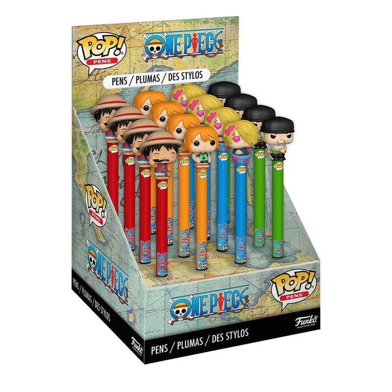 One Piece POP! Heminredning Pennor med Toppers Display (16)