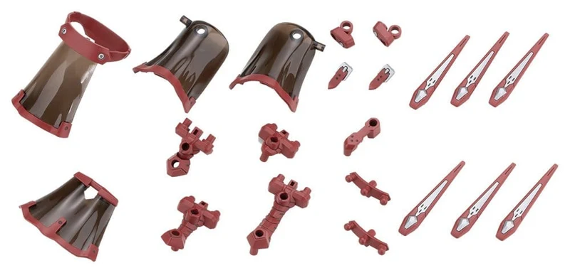 Kotobukiya M.S.G. Model Kit Accessory Set Mission Cloak Deep Red Ver. 4 cm