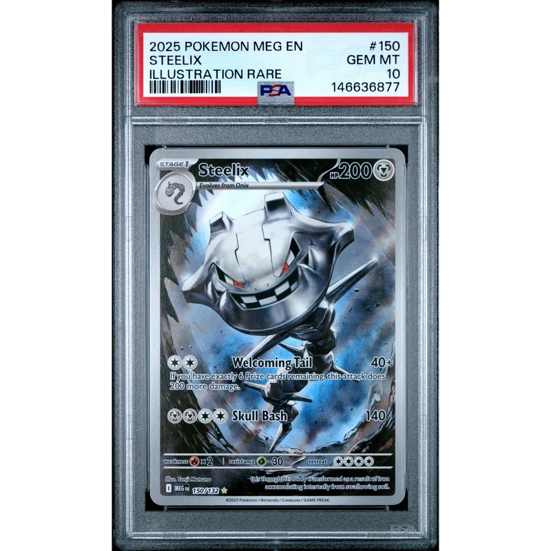 Pokémon TCG: Steelix #150 PSA 10 - Mega Evolution