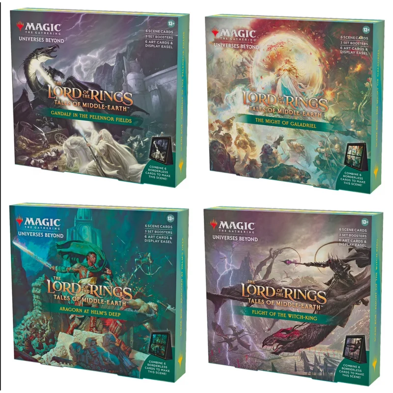 Magic: The Gathering - Lord of the Rings: Tales of Middle-earth Scene Box (Set of 4)