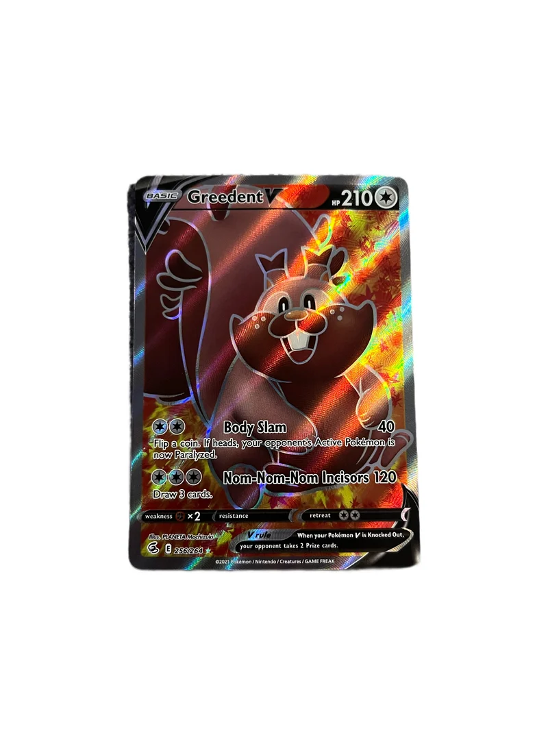 Greedent V - 256/264 - Full Art Ultra Rare - Fusion Strike