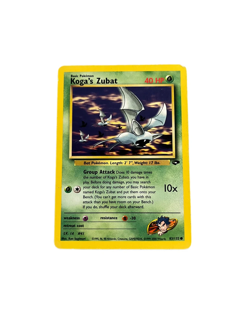 Koga's Zubat - 46/132 - Uncommon Unlimited - Gym Challenge