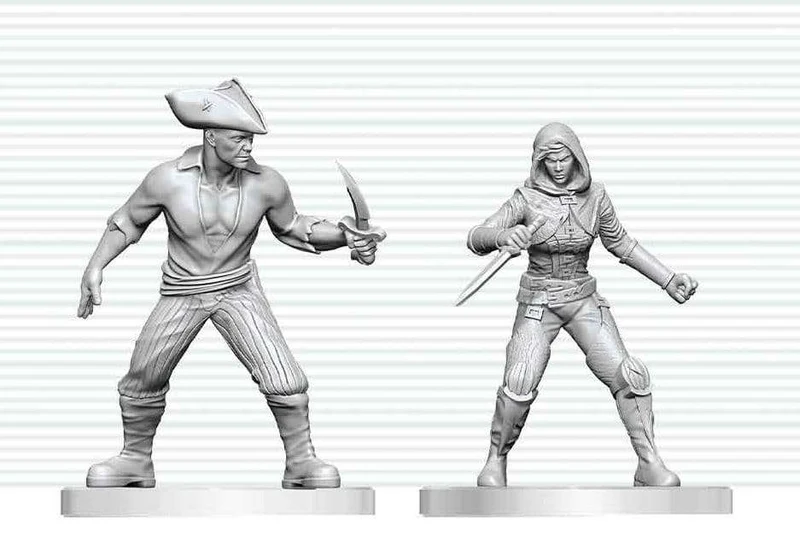 Dungeons & Dragons Nolzur's Marvelous Miniatures Omålade Bandit & Pirate-miniatyrer 14 cm