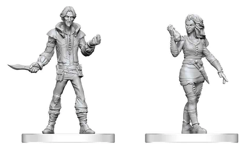 Pathfinder Battles Deep Cuts omålade miniatyrer Thief & Pickpocket 14 cm