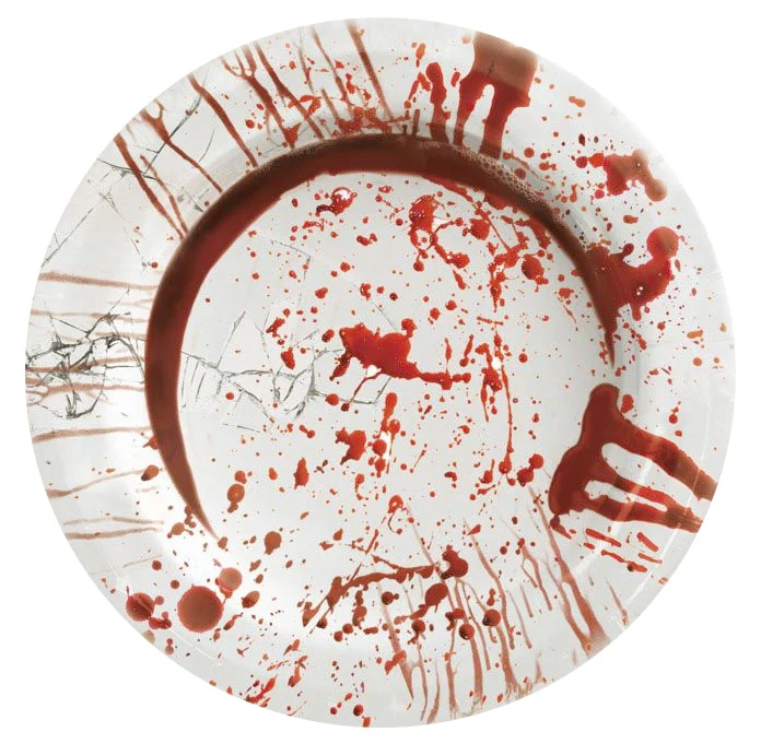 Tallrikar, blodig 23 cm 6 st