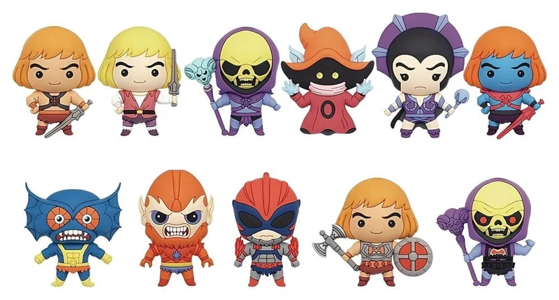 Masters of the Universe 3D Foam Bag Clips Movie Series 1 Display (24)