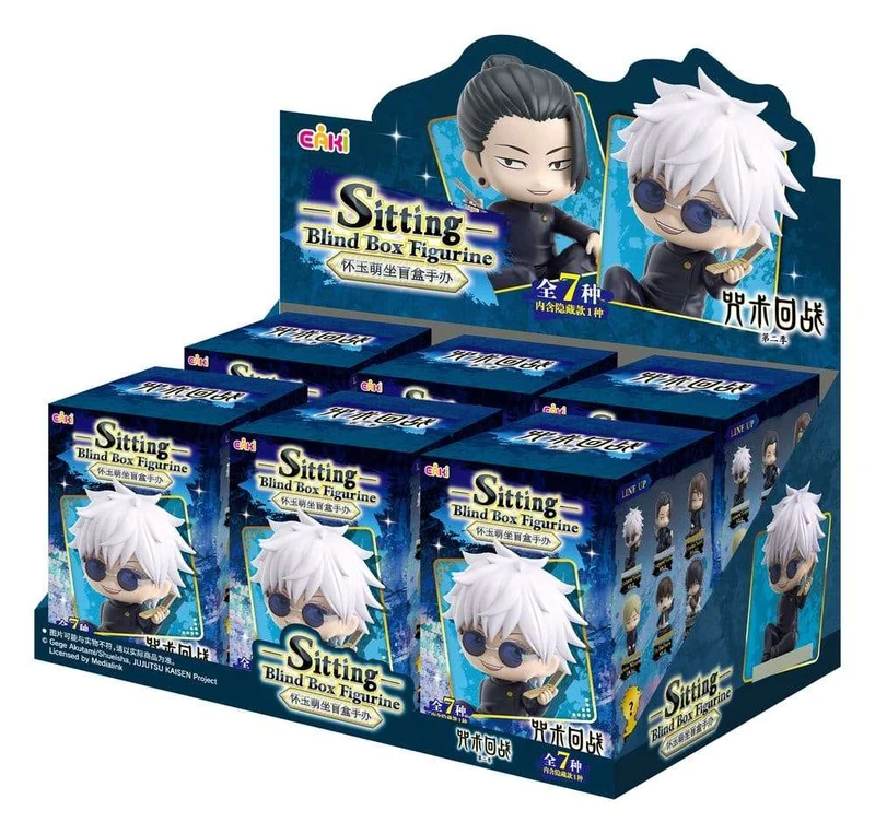 Jujutsu Kaisen PVC-minifigurer Season 2 Sitting Series Blind Box-display (6)
